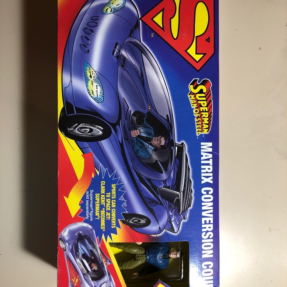 SOLD. MIB Superman Matrix Conversion Coupe